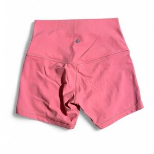 lululemon athletica High Waist Pink Shorts